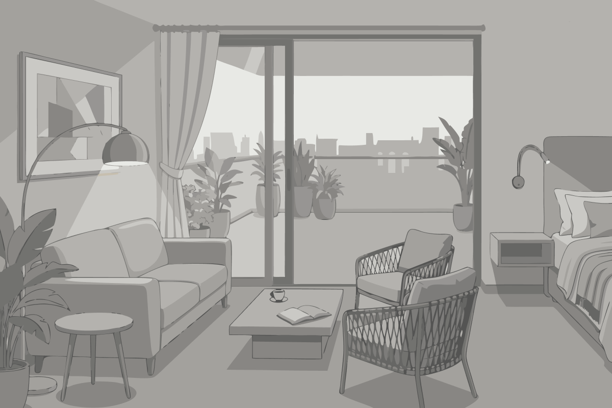 Duplex Suite with Pool View